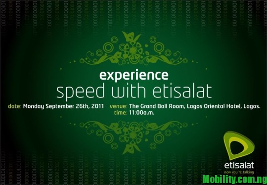 ETISALATETISALAT NIGERIA 3G LAUNCH-NIGERIA-3G-LAUNCH