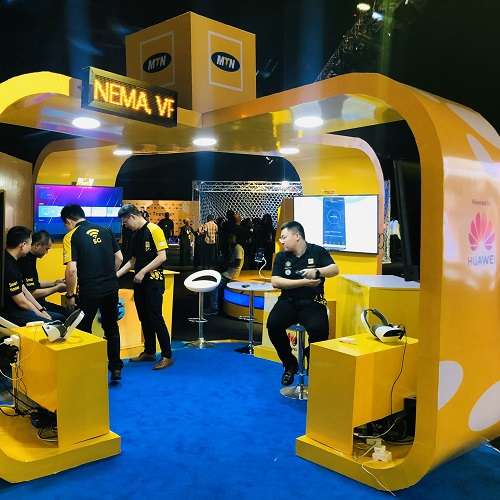 mtn nigeria 5g demo virtual reality booth