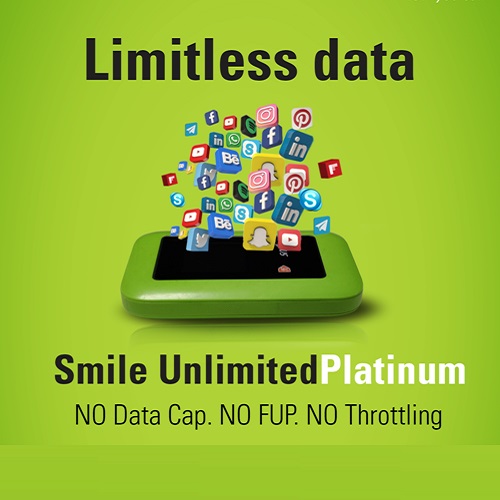 smile true unlimited data plan