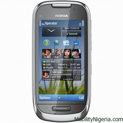 Nokia C7 Symbian3 shipping