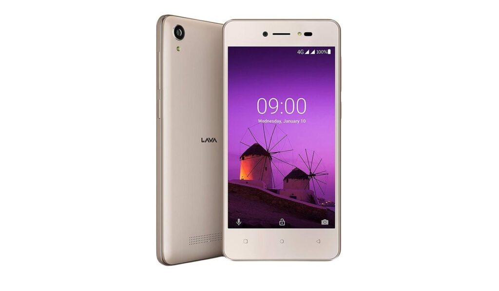 Lava Z50 Pro front and back
