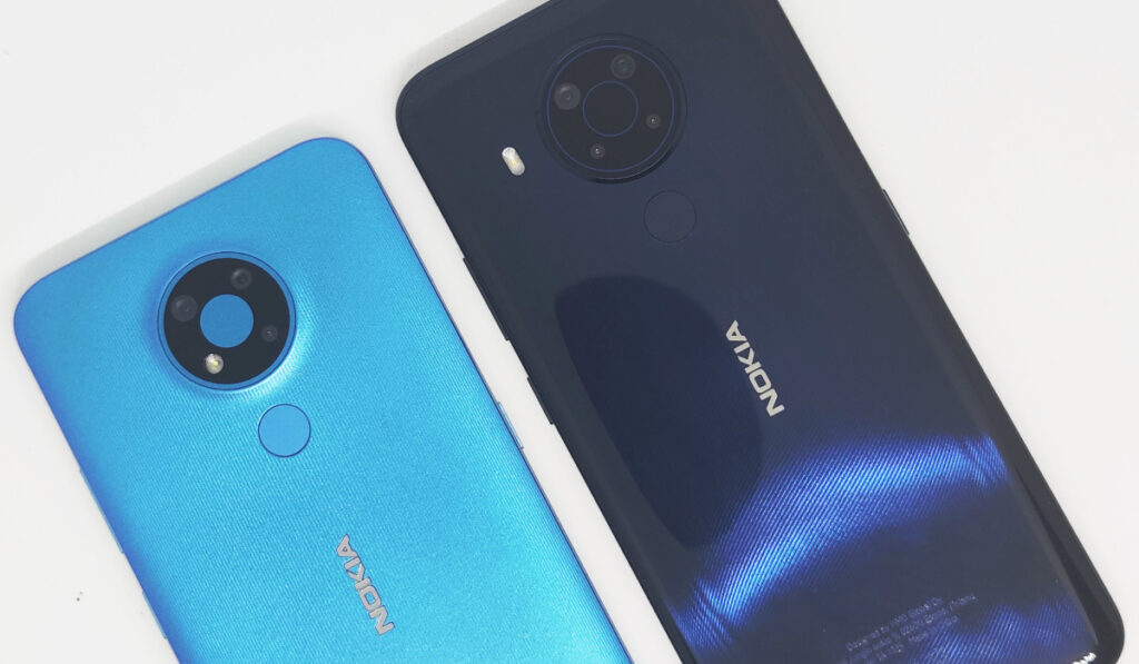 Nokia 3.4 and Nokia 5.4 back