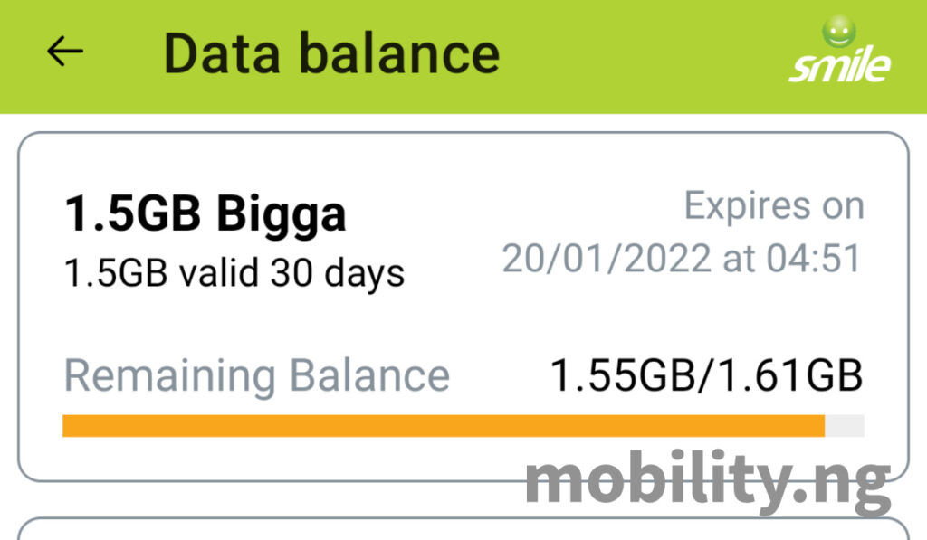 1.5GB Bigga plan with 10X Bonus data