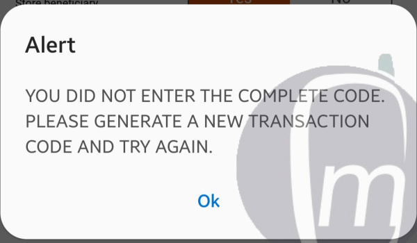 gtworld app transaction error
