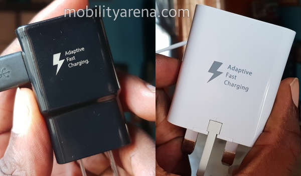 Samsung fast chargers side-by-side