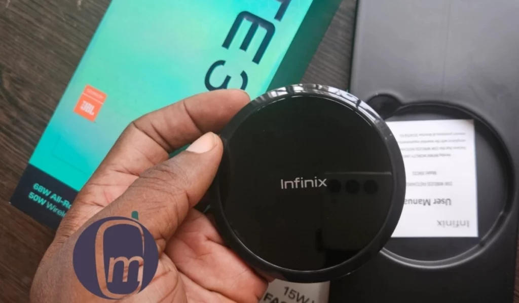 Infinix Note 30 VIP Review - wireless charging pad