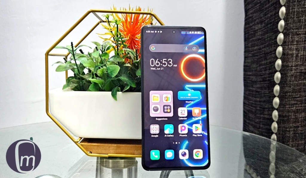 TECNO Camon 20 review homescreen