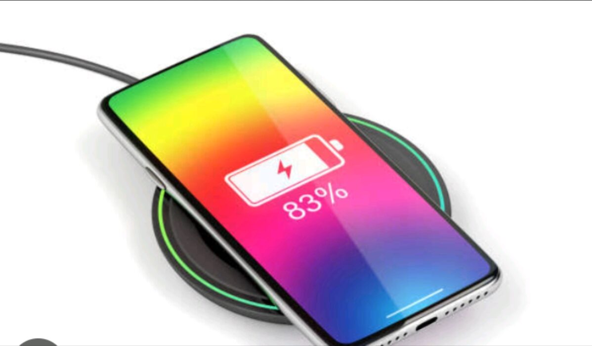 Wireless charging of mobile phones 