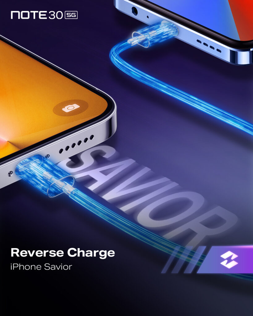Infinix Note 30 5G reverse charge