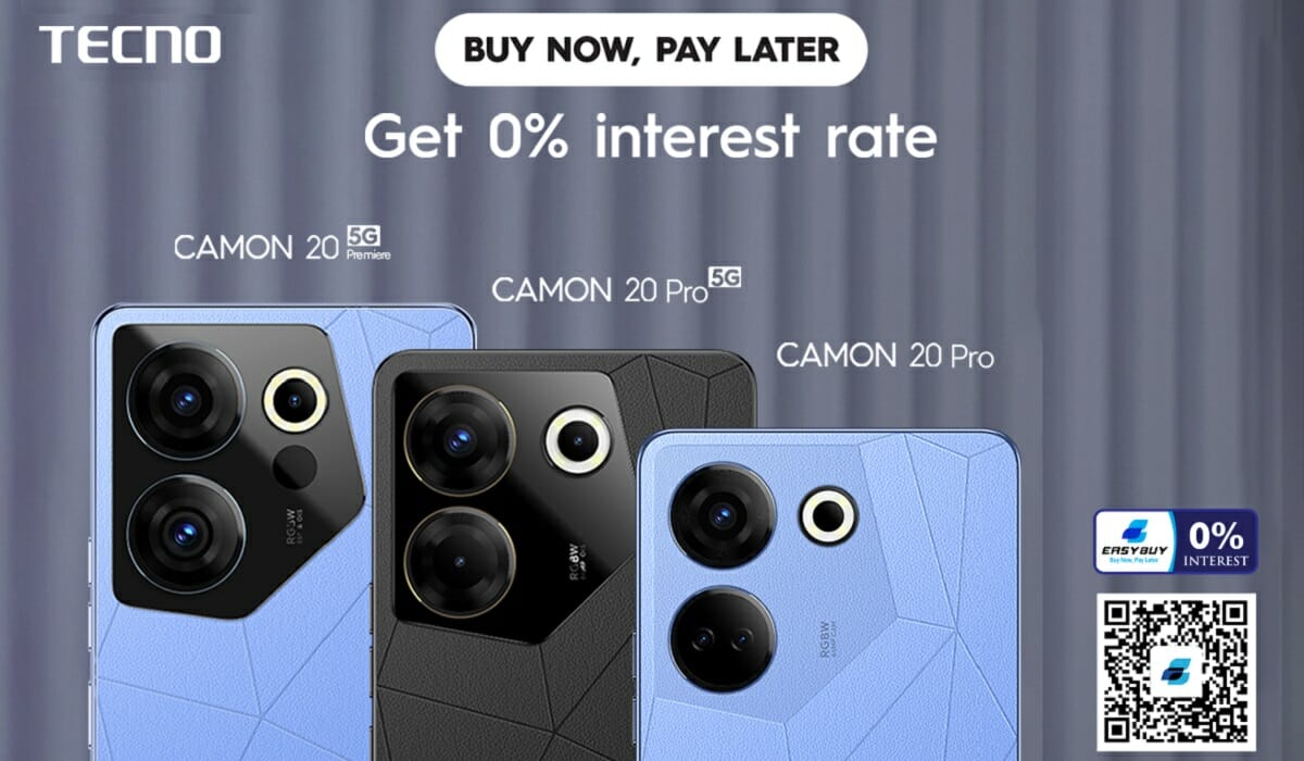 Get Camon 20 Premier via Easybuy