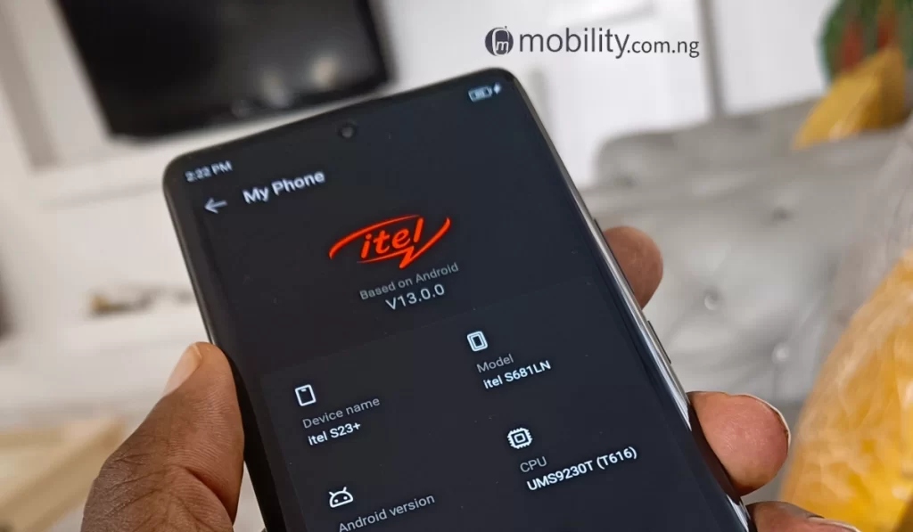 Itel S23+ performance 