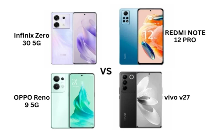 Choosing the Right Flagship Device: Infinix ZERO 30 5G, OPPO Reno 9 5G, VIVO V27, or Redmi NOTE 12 Pro? 1