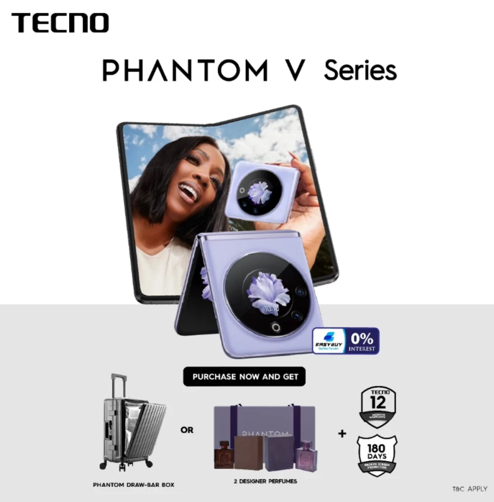 TECNO Phantom V series promo 