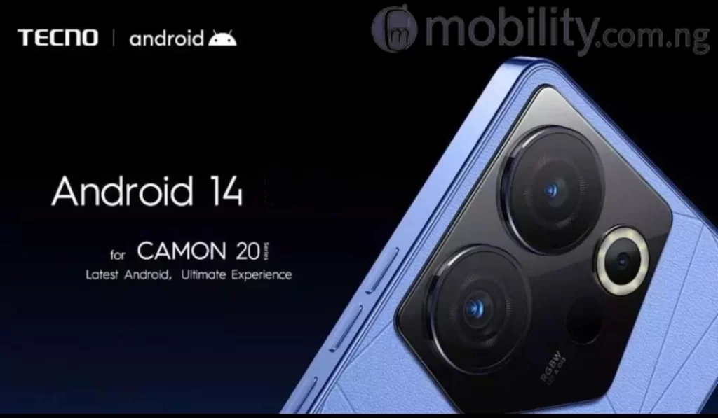 Where is the Android 14 update for Camon 20 Premier? 