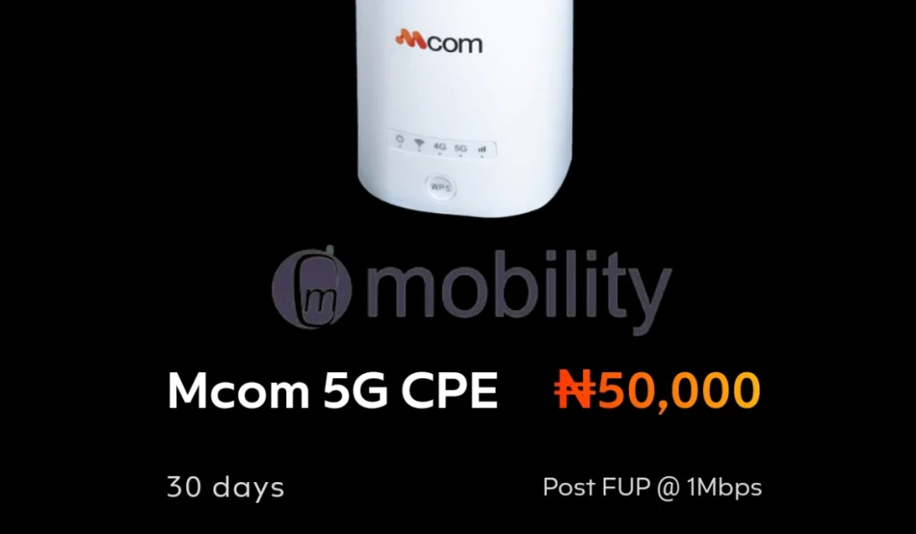 Mcom 5G FUP speed cap 
