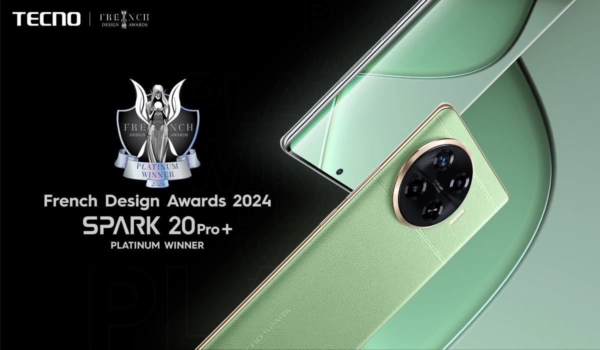 A Masterpiece of Innovation As TECNO SPARK 20 Pro+ Wins French Design Awards 2