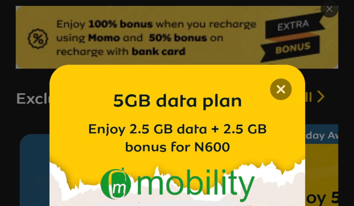 Special Offer: Get 5GB data for 600 naira on MTN Nigeria 4