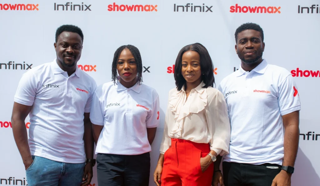 Infinix partners Showmax - the team 