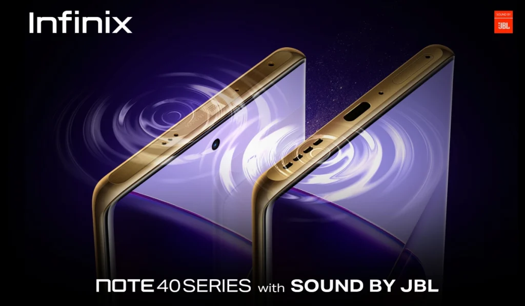 Infinix Elevates Acoustic Brilliance For NOTE 40 Series Smartphones with Sound by JBL