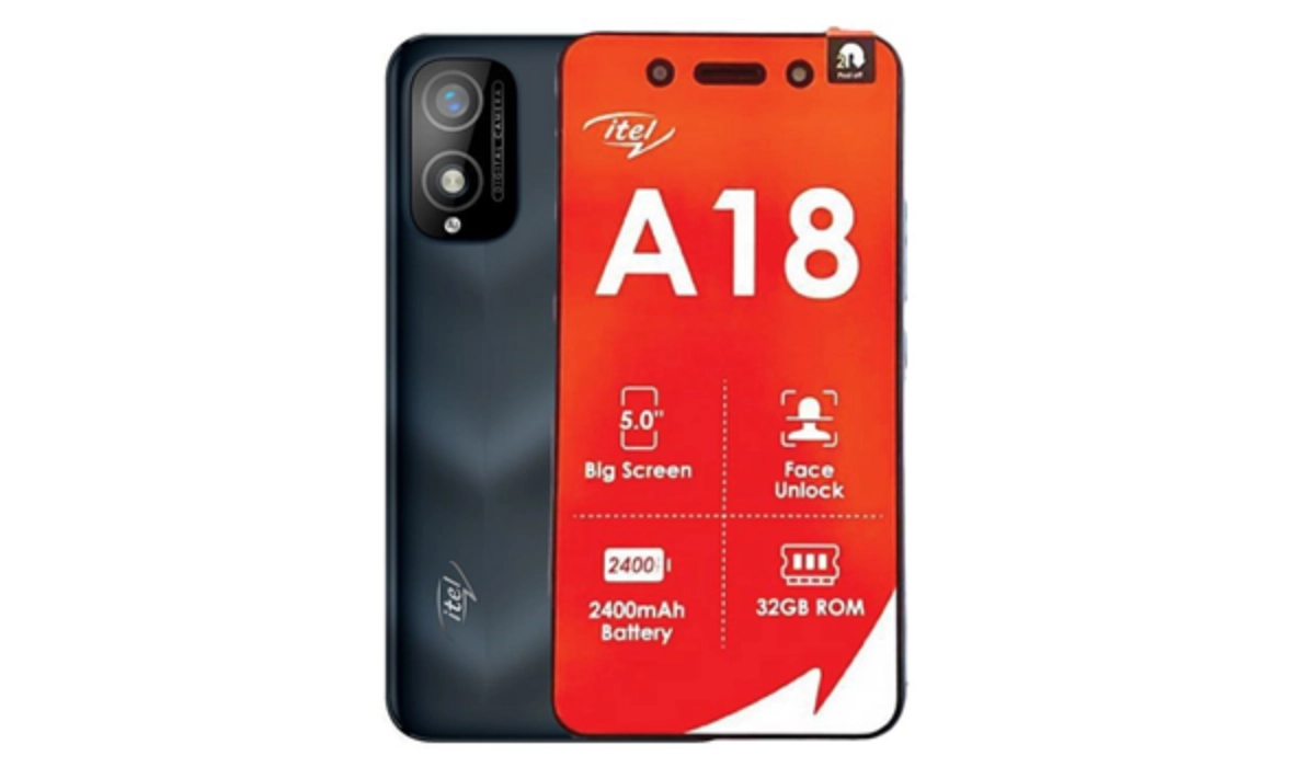 Itel A18 is the cheapest smartphone in Nigeria in 2024. 