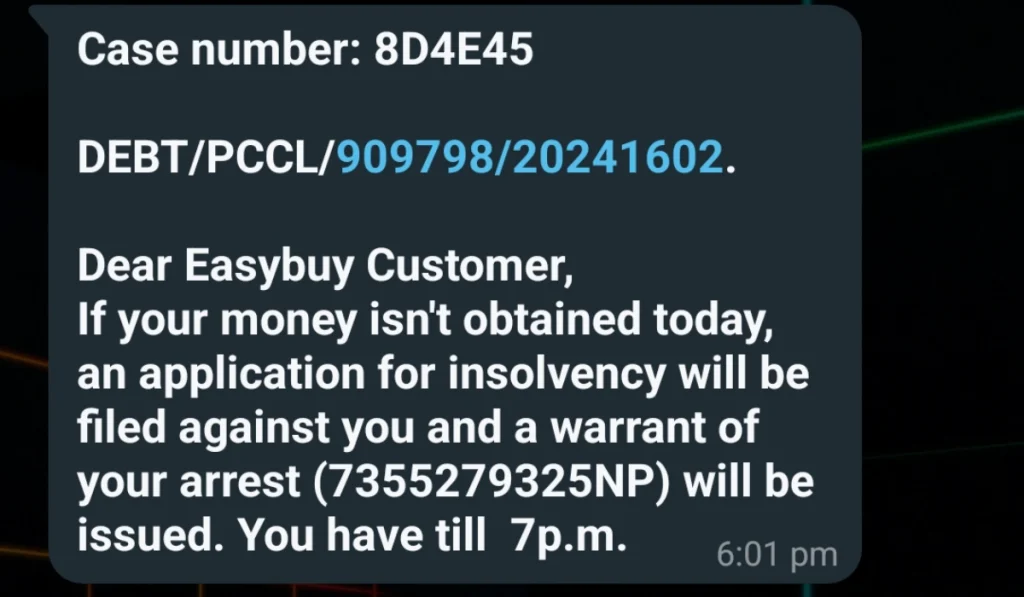 EasyBuy dares Govt, continues illegal & abusive actions towards customers 1