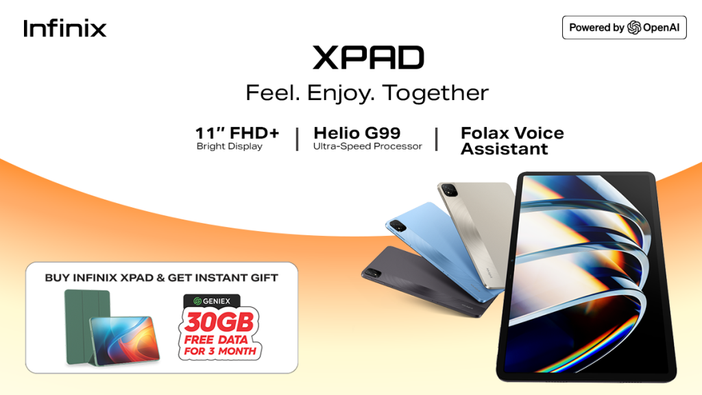 The Infinix XPAD specs 