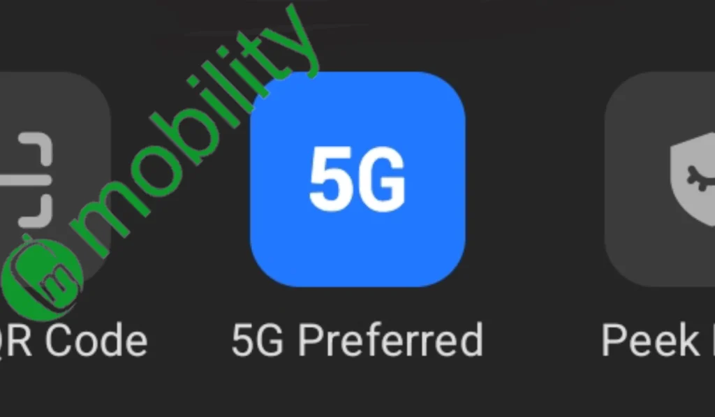 Tap on the 5G icon in your phone's drop down menu 