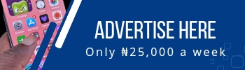 Advertise here for ₦25,000 a week