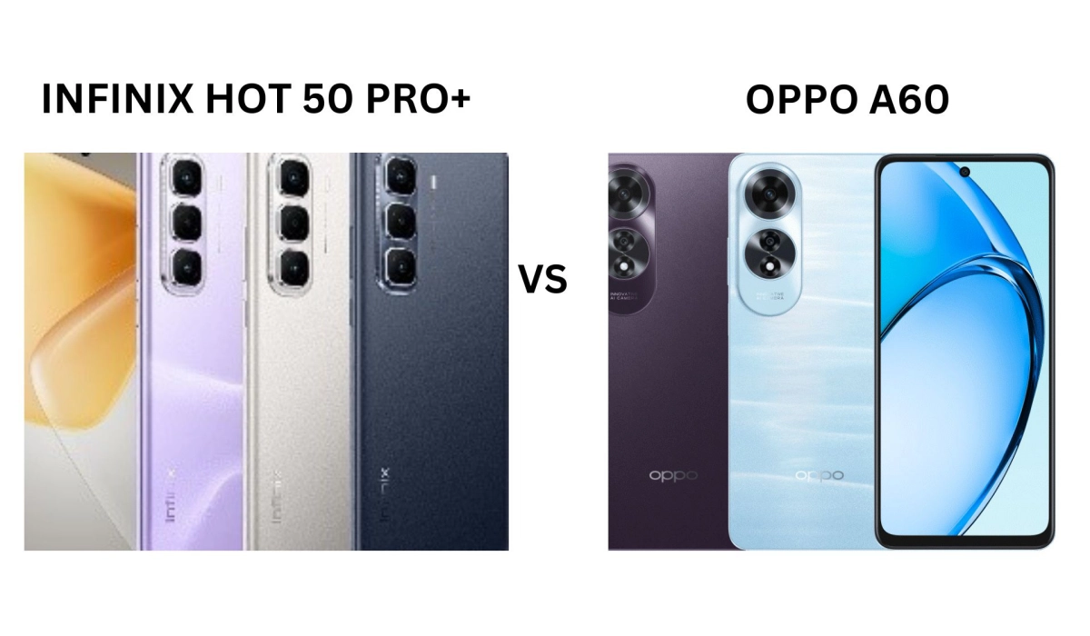 Infinix HOT 50 Pro+ and OPPO A60: A Comparison of Mid-Range Smartphones