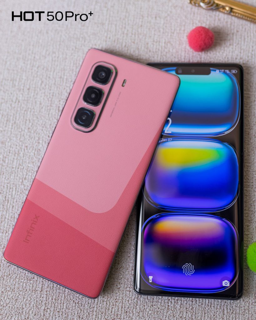 Infinix HOT 50 Pro+ in Blossom Pink