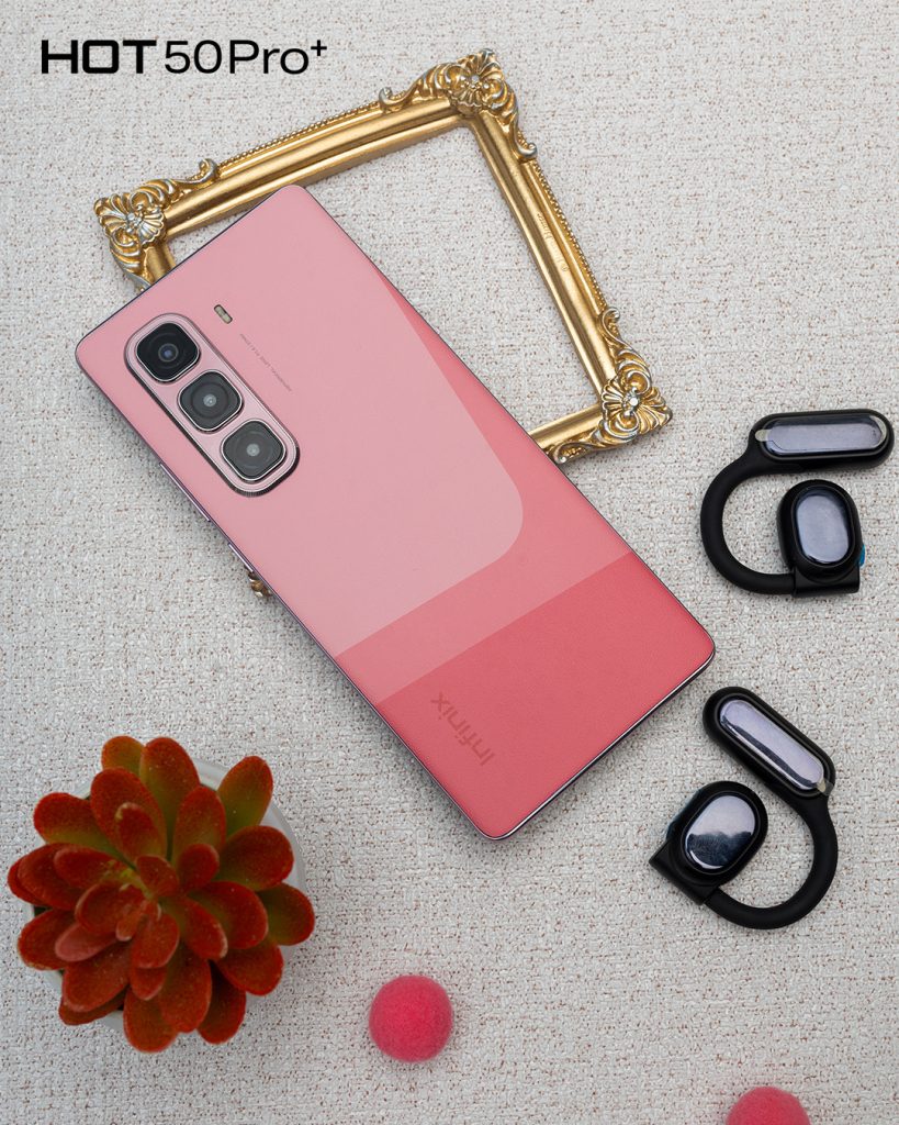 Infinix HOT 50 Pro+ in Blossom Pink