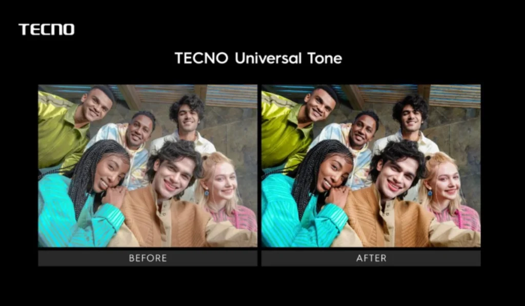 TECNO Universal Tone technology 