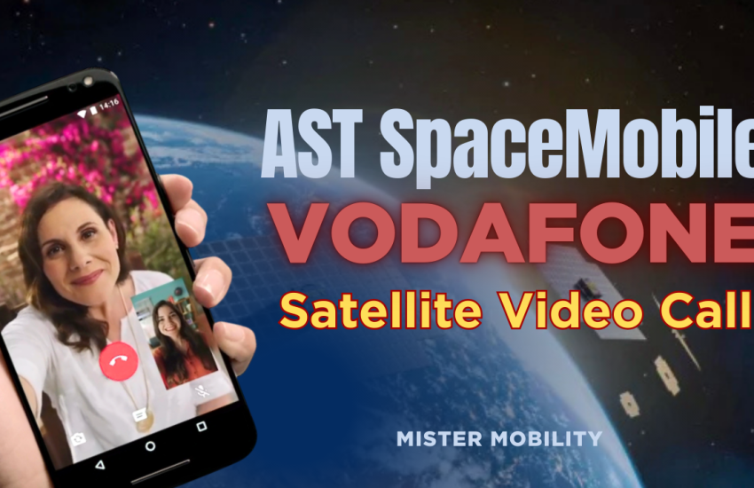 Vodafone made the first Direct-to-Cell Satellite video call