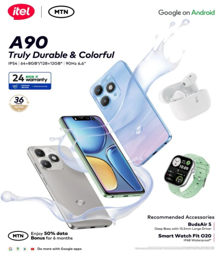 Meet the itel A90: The Only Colorful & Durable Smartphone You Can Get for Under 100,000 Naira 3 Itel A90