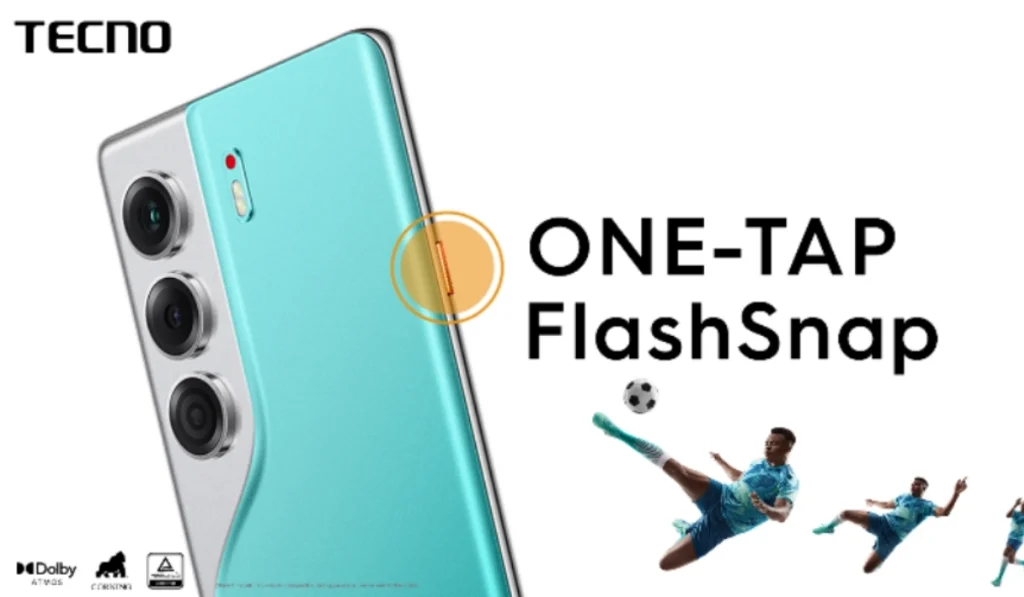TECNO CAMON 40 Premier 5G: Power Meets Precision with MediaTek Dimensity 8350 3 TECNO CAMON 40 Premier 5G with One-tap FlashSnap
